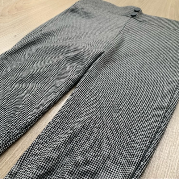 Miss Valley Black and White Plaid Fitted Pants - Picture 5 of 8